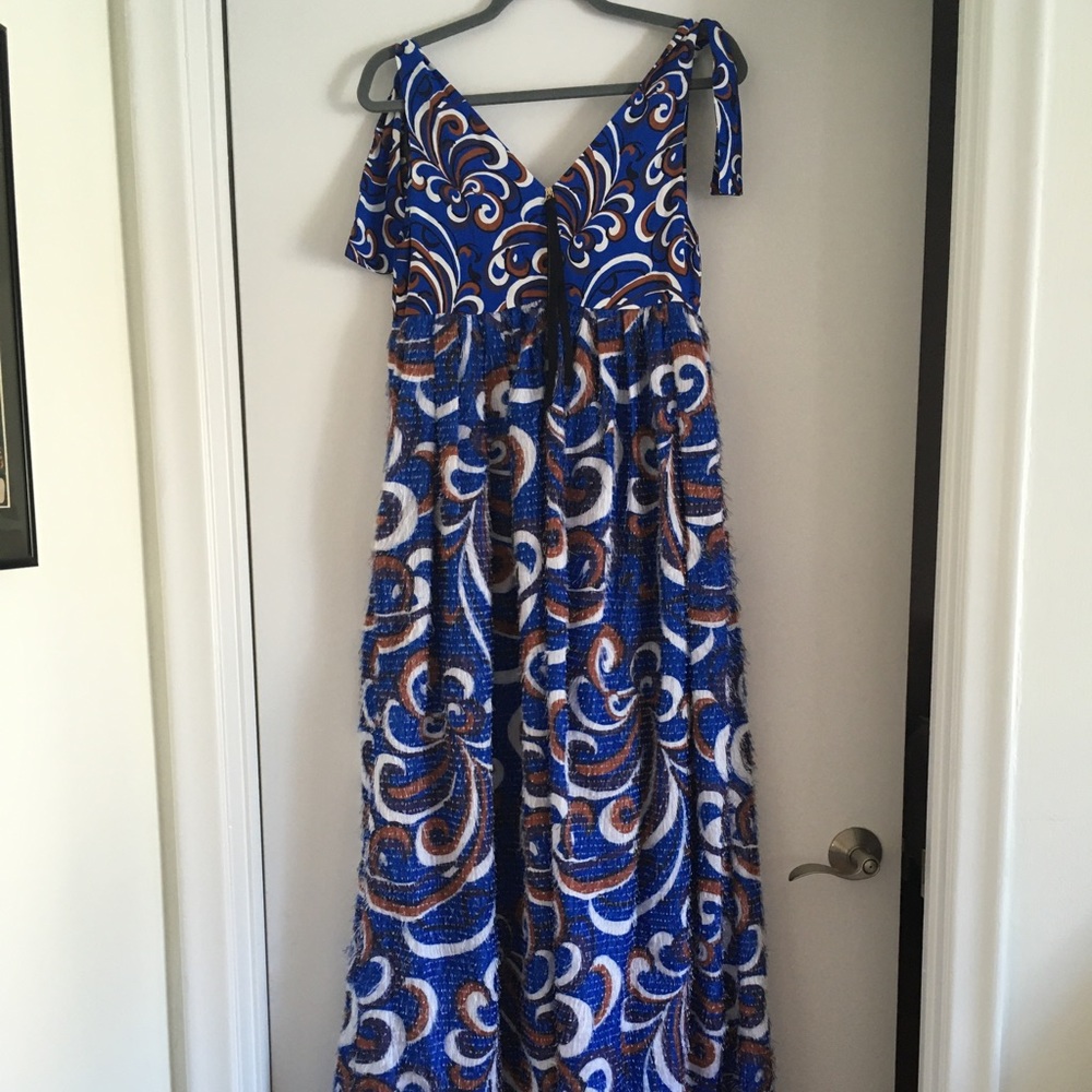 NWT Odeeh ultramarine maxi dress XS S - Picture 4 of 16